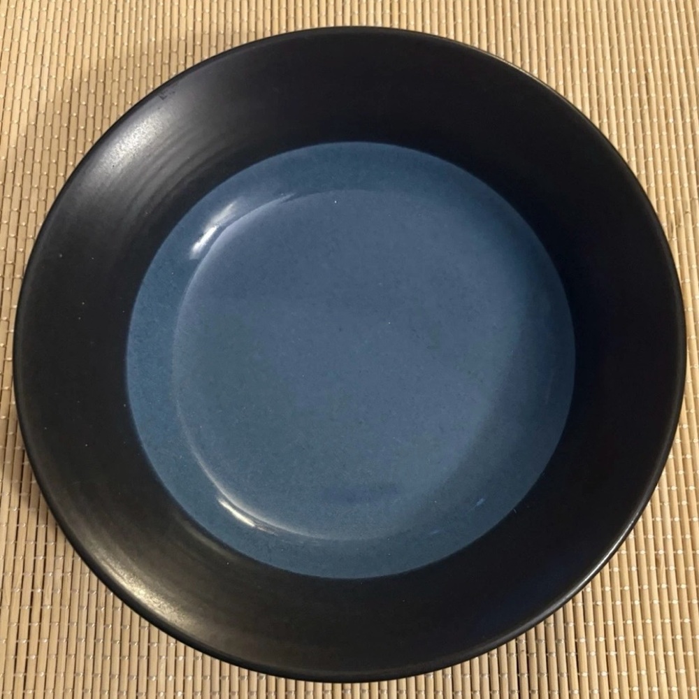 Epoch Collection Set Of 4 Salad/Soup Bowls vintage "Zoom Blue" pattern  # E 912